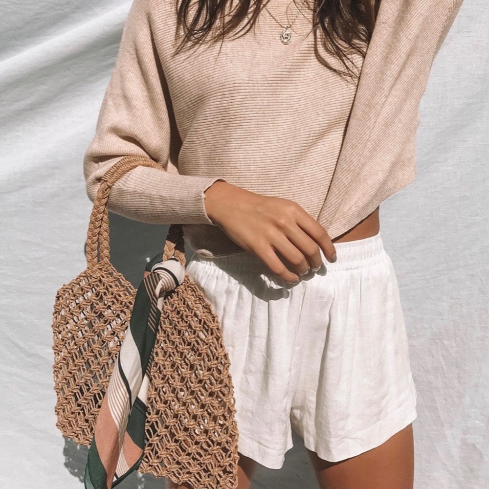 Princess Polly Beach house Shorts Off White